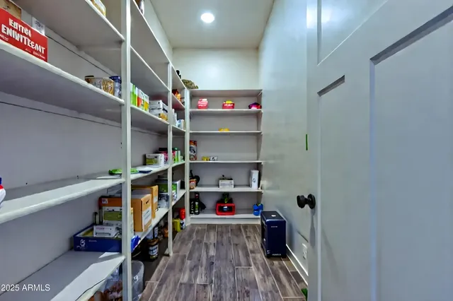 a view of storage and utility room