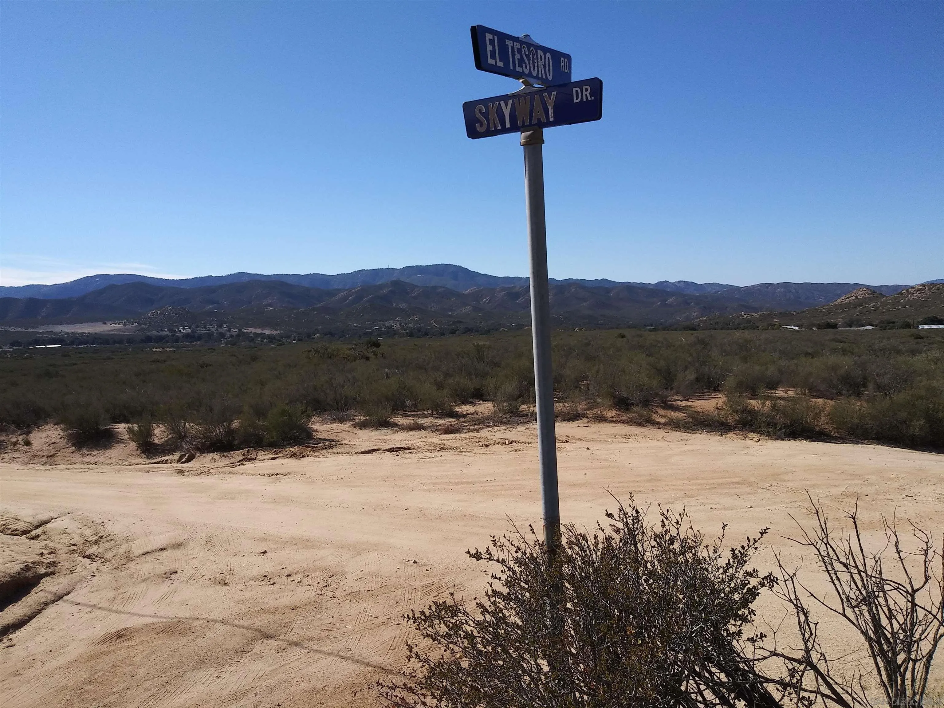 0 Montezuma Valley Road, Unit 1961002400 Ranchita, CA 92066 - Photo 1 of 5 a view of a road with a snow on the road