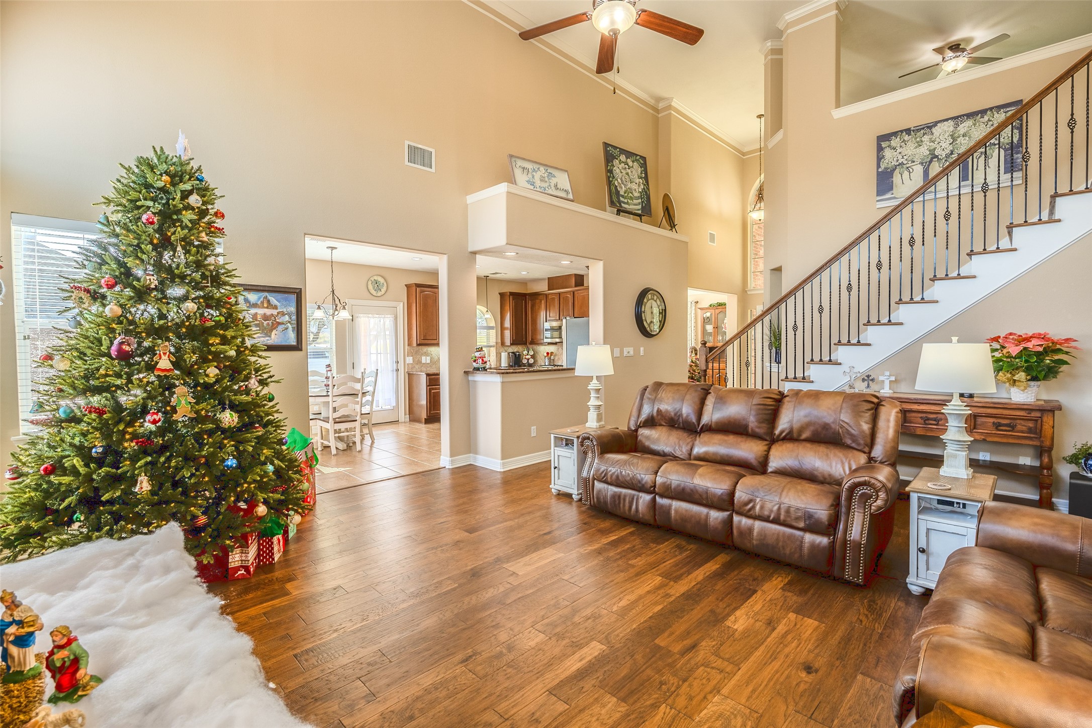 1905 Rosenbaum Drive Brenham, TX 77833 - Photo 13 of 30 a living room with furniture and wooden floor