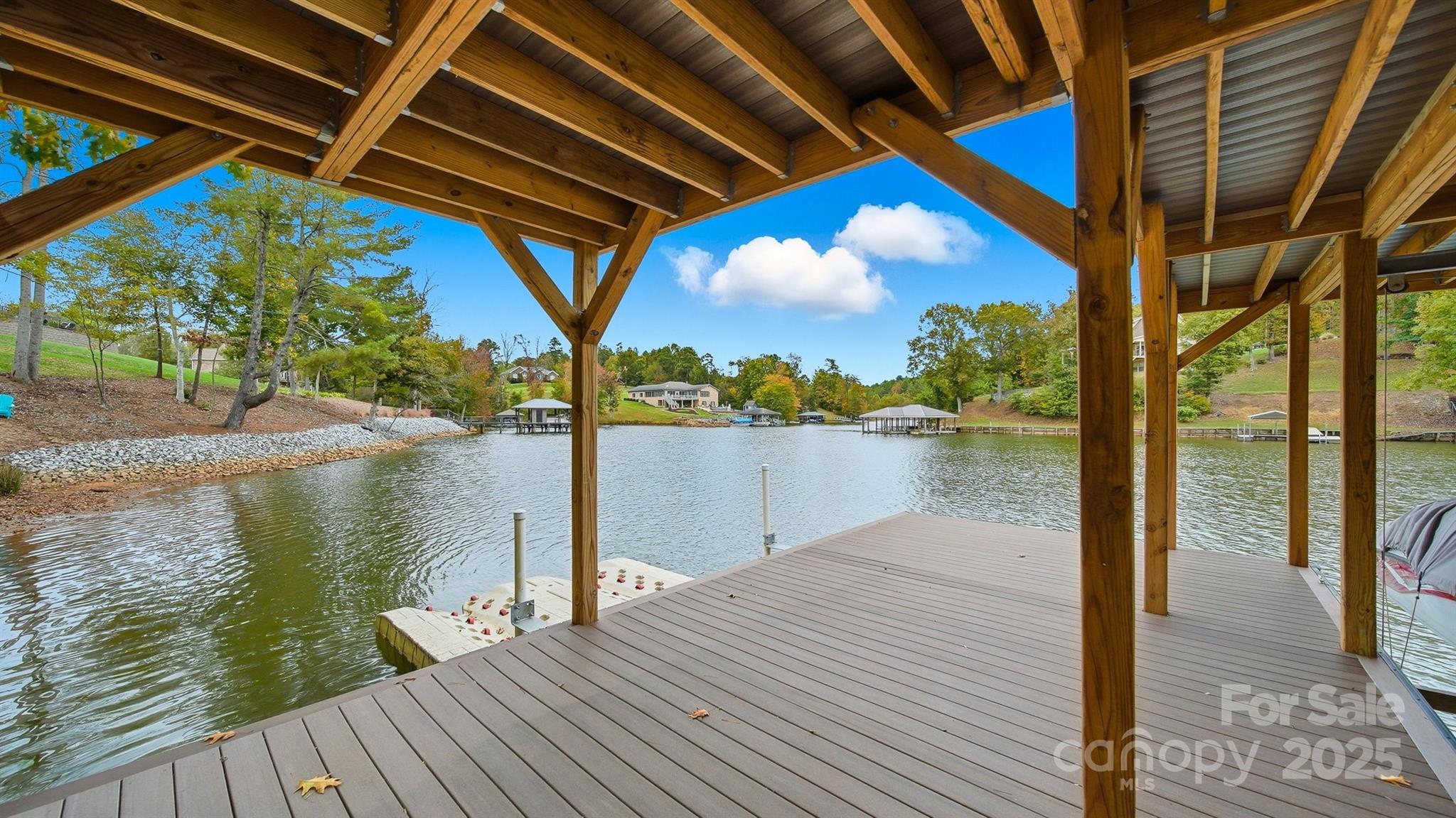 5411 Icard Ridge Road Hickory, NC 28601 - Photo 13 of 26 a balcony with wooden floor