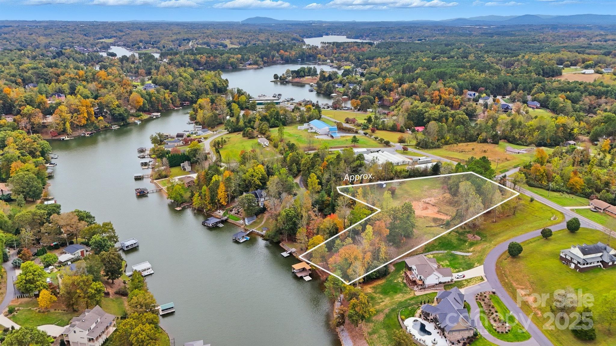 5411 Icard Ridge Road Hickory, NC 28601 - Photo 3 of 26 an aerial view of residential houses with outdoor space