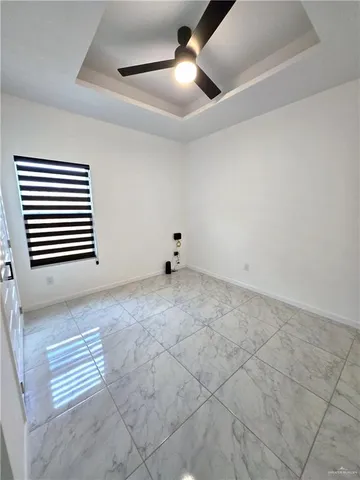 a view of room and garage