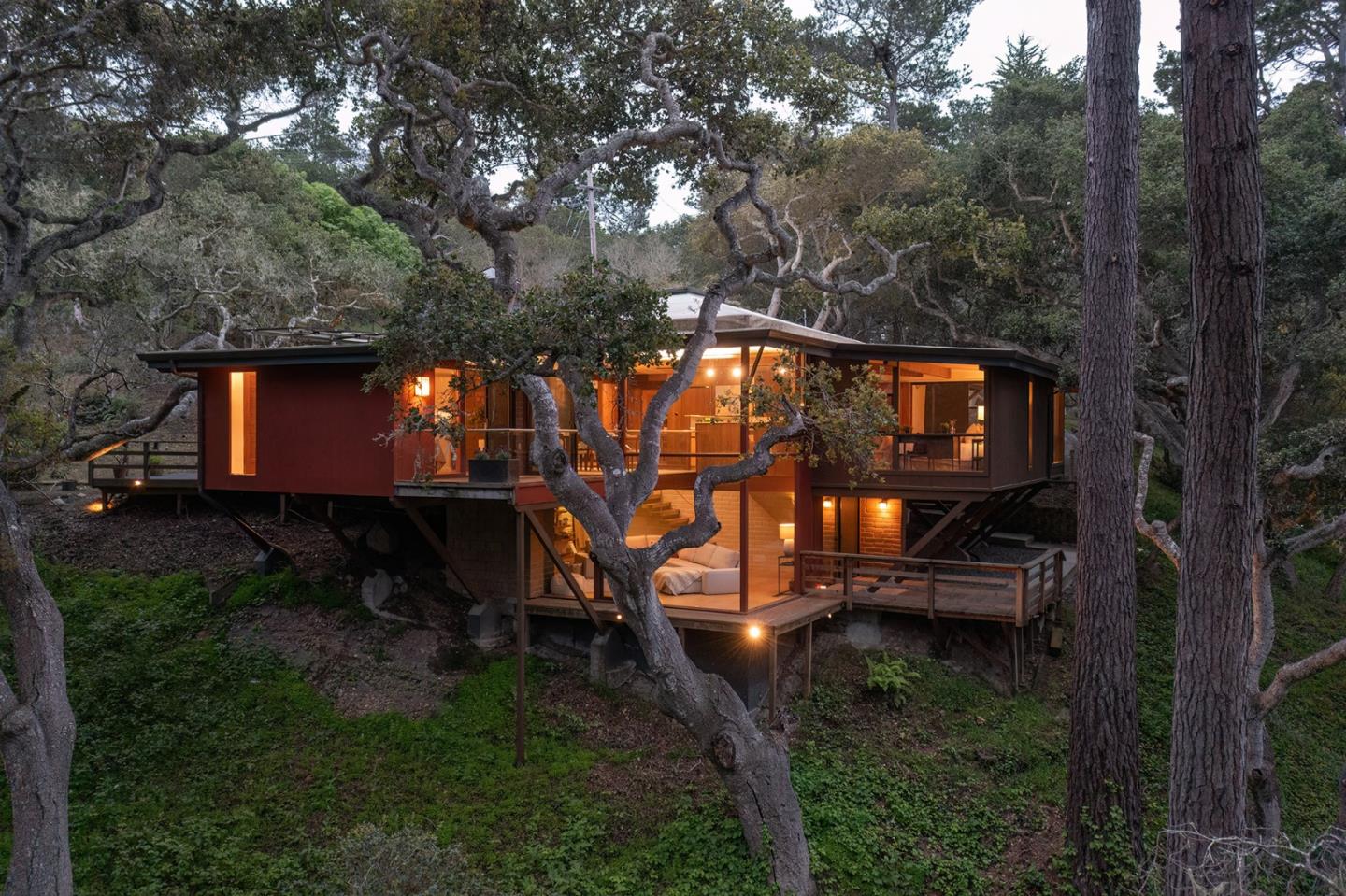 4145 Segunda Drive Carmel, CA 93923 - Photo 2 of 30 a view of a back yard from a swimming pool
