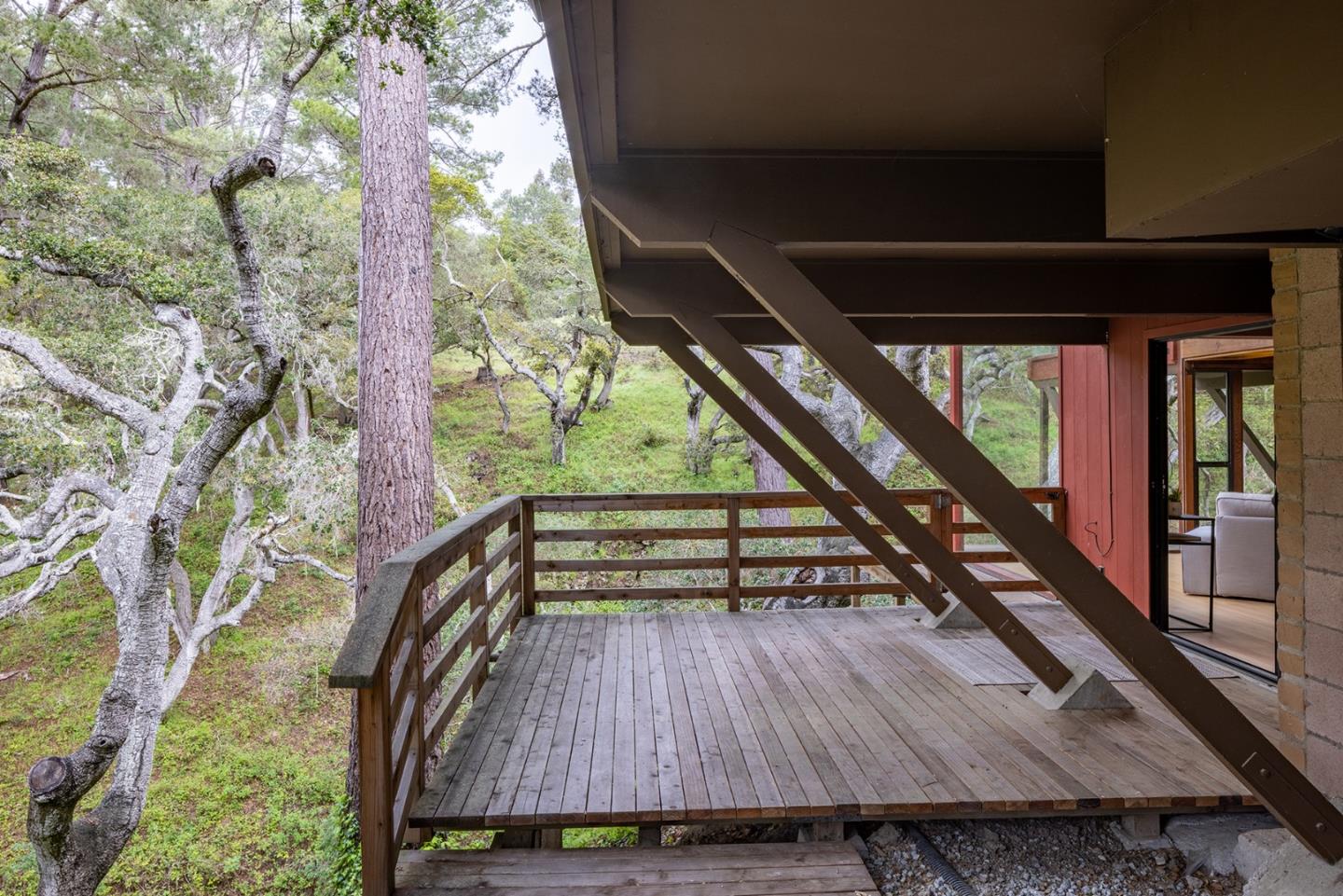 4145 Segunda Drive Carmel, CA 93923 - Photo 24 of 30 a view of deck with wooden floor and outdoor seating