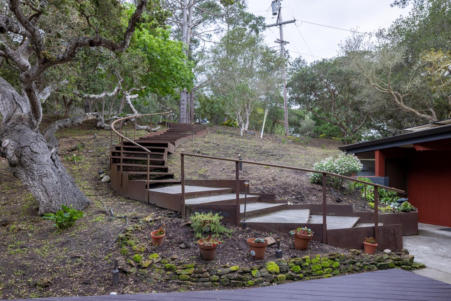 4145 Segunda Drive Carmel, CA 93923 - Photo 28 of 30 a view of a backyard with wooden fence