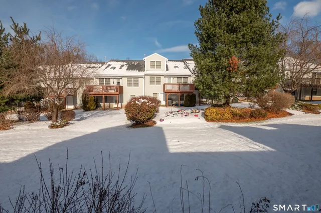 a large building with a large tree in front of it