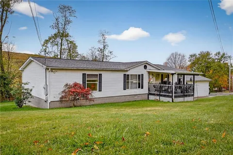 a view of a house with patio