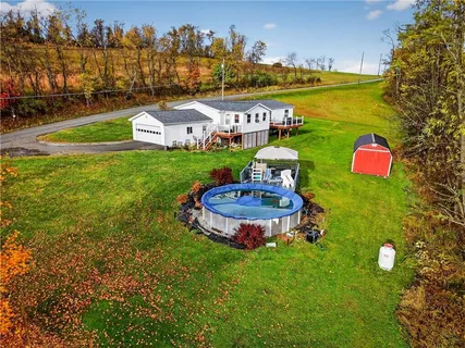 a view of an ocean and beach