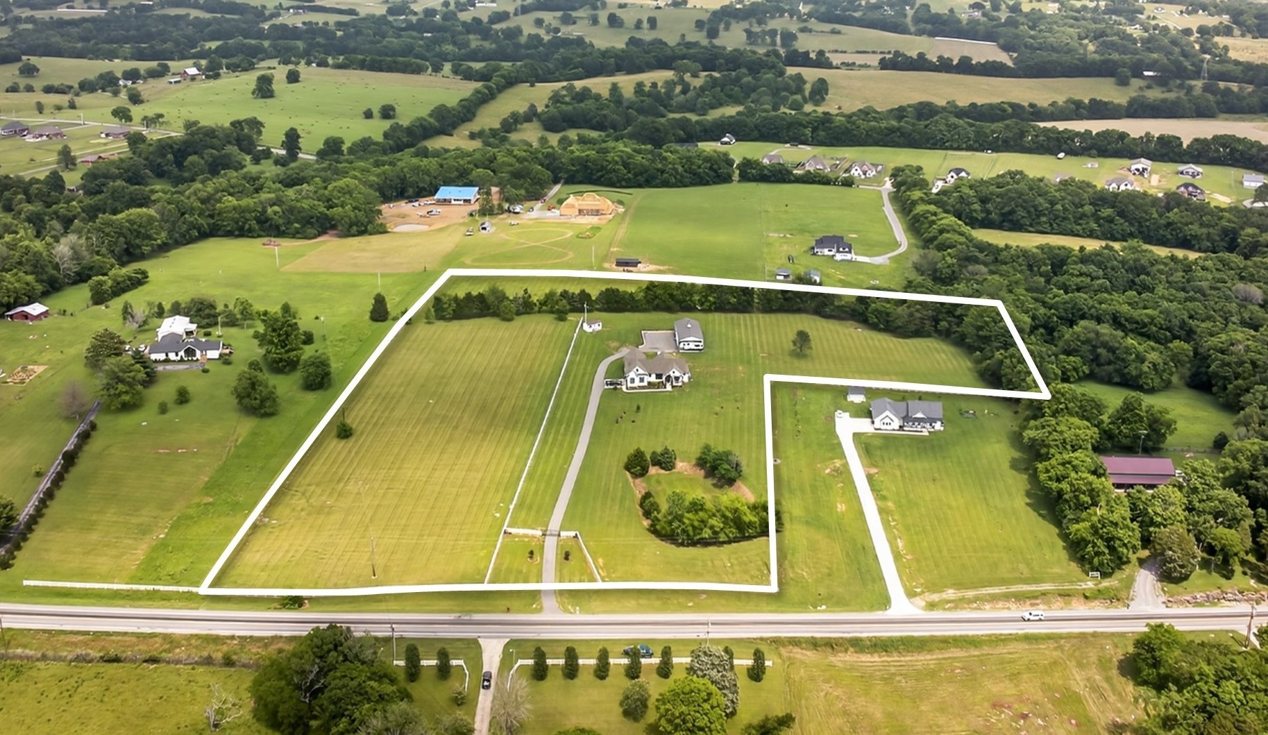 7040 Highway 231 Bethpage, TN 37022 - Photo 82 of 83 a view of a swimming pool with a lake view