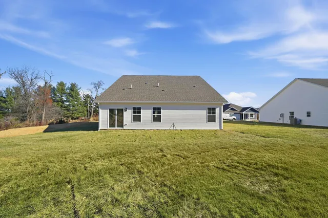 a house view with a garden space