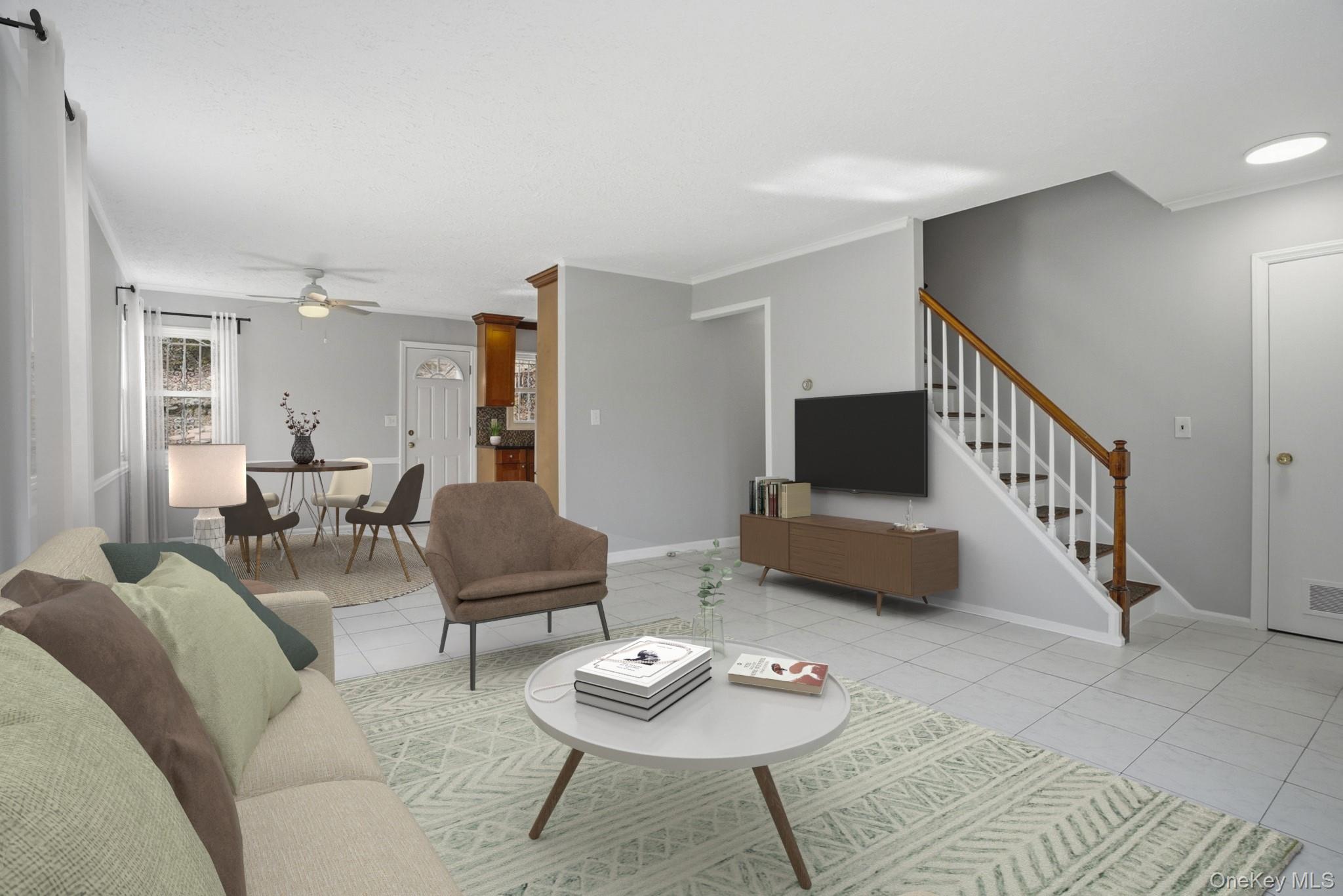 71 Glen Road Yonkers, NY 10704 - Photo 5 of 30 a living room with furniture and a wooden floor