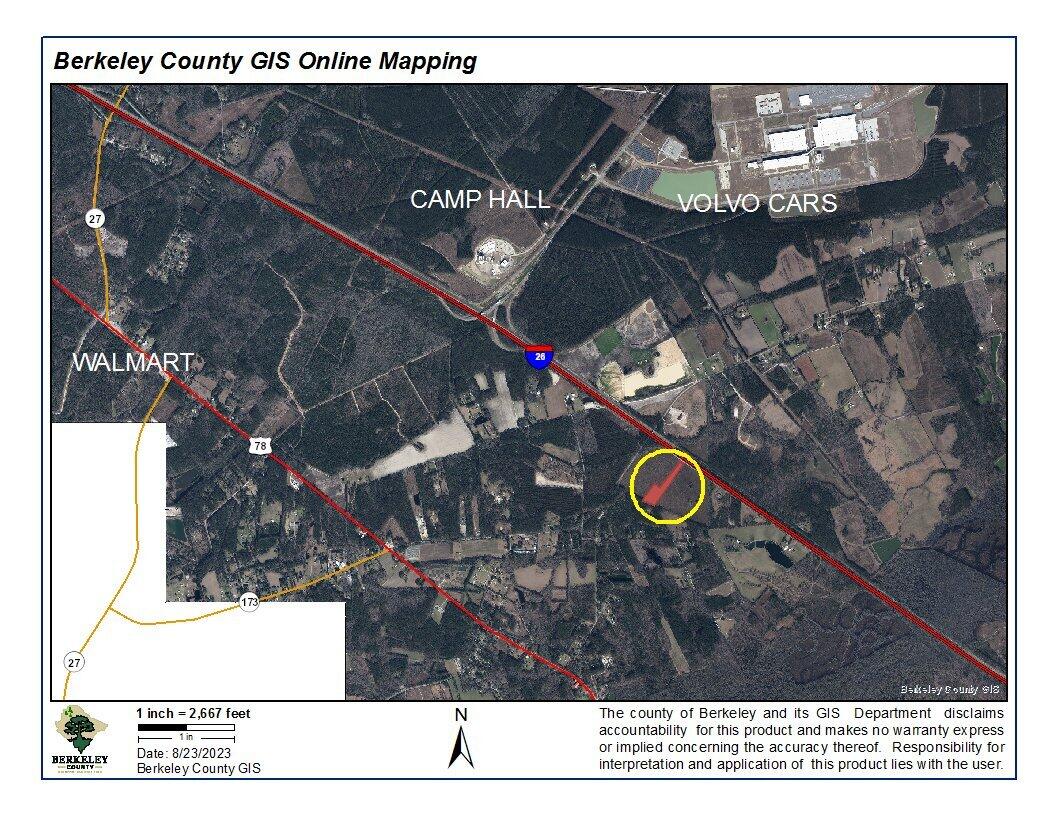 215 Rudd Road Ridgeville, SC 29472 - Photo 1 of 9 Rudd Road 6 Acres - Zoomed Out