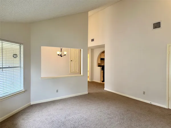a view of an empty room