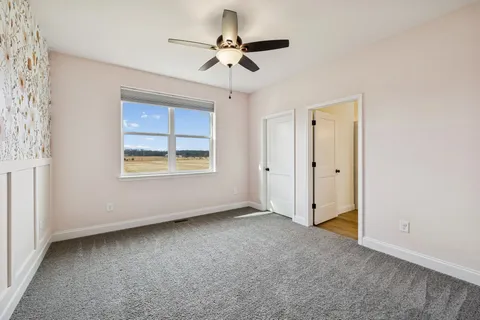 a view of a lake with a mountain