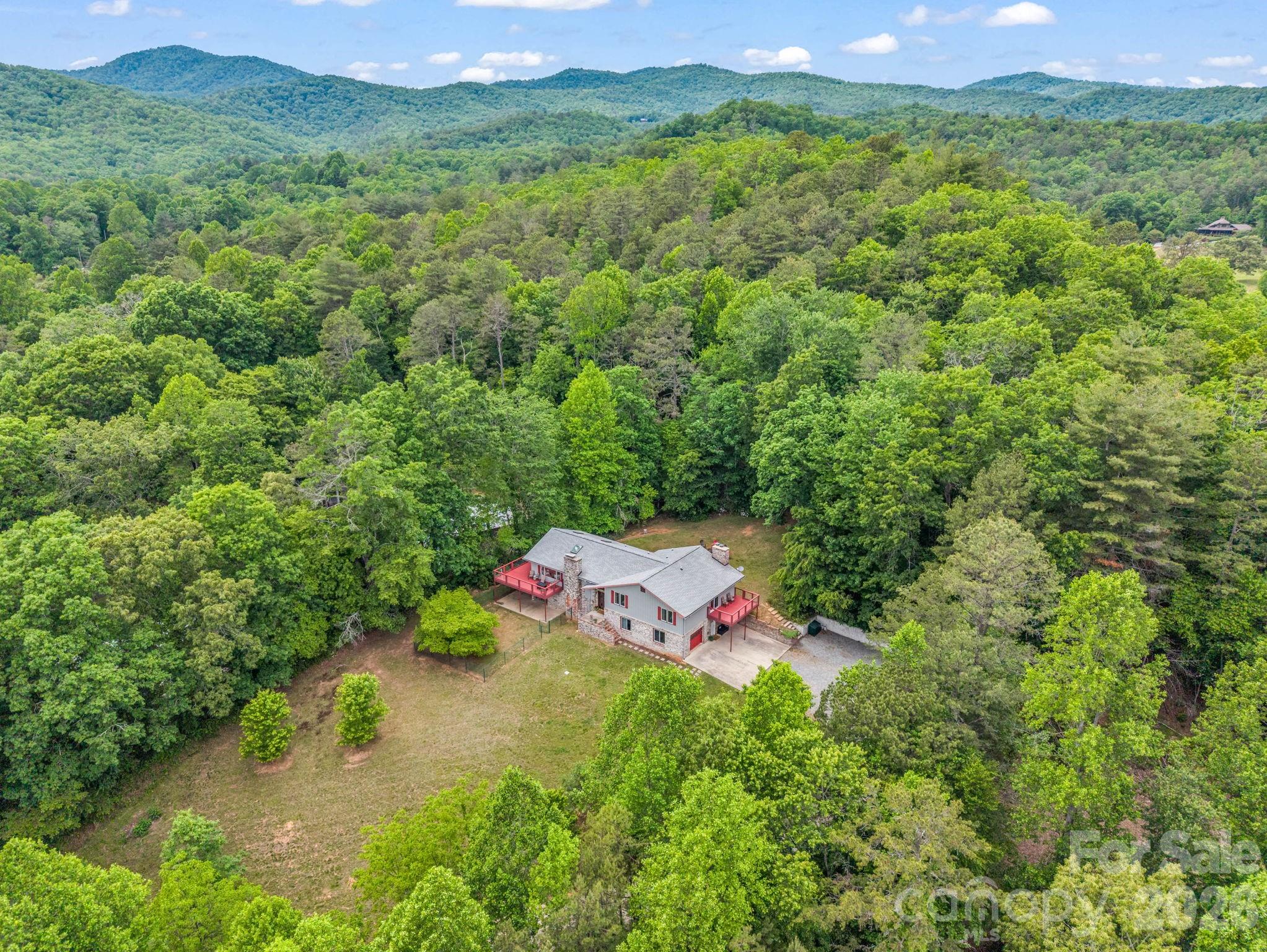 656 Cashiers Valley Road Brevard, NC 28712 - Photo 37 of 37 a view of a lush green forest with lots of trees