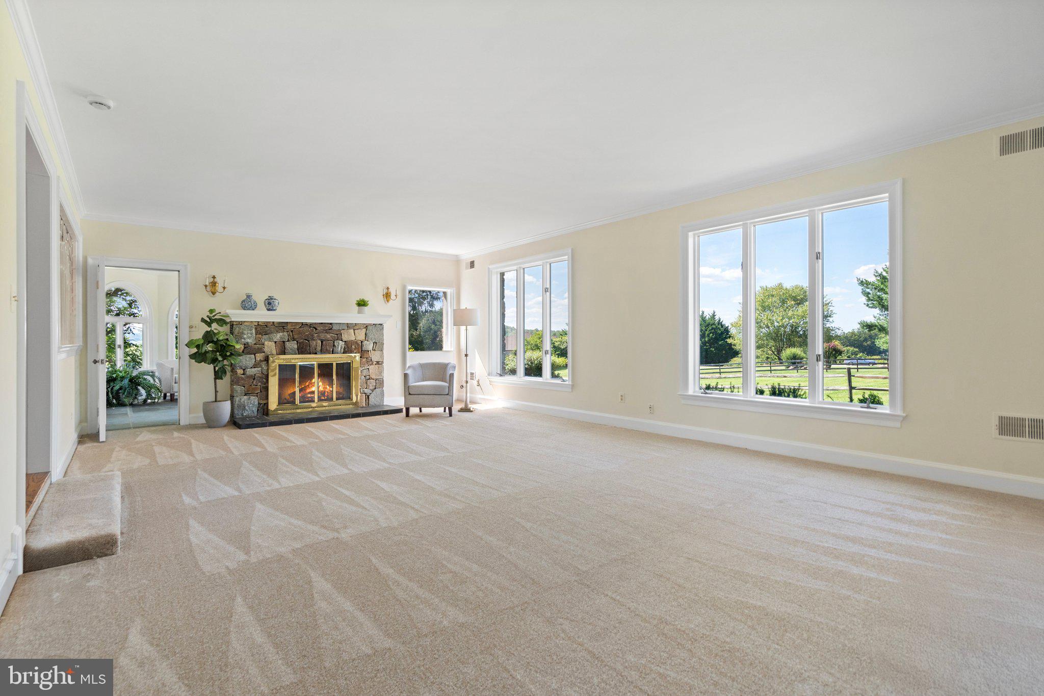 8313 Stable Gate Road Warrenton, VA 20186 - Photo 15 of 80 Living Room with Mountain Views
