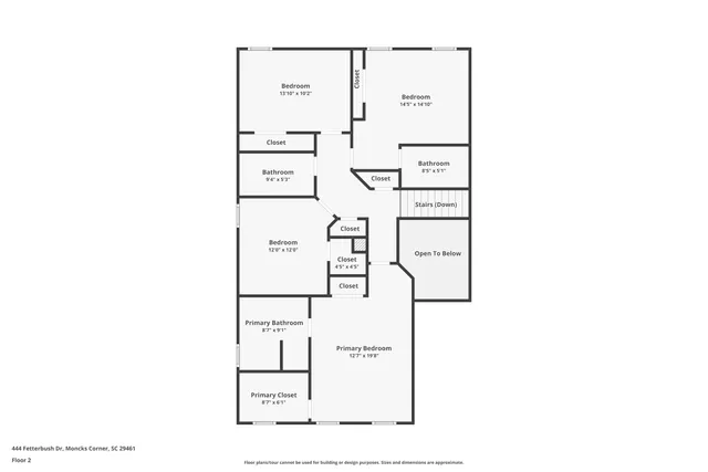 $364,900 | 444 Fetterbush Drive, Moncks Corner, SC 29461