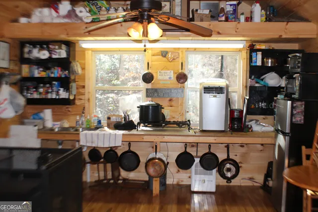 a view of a backyard of the house