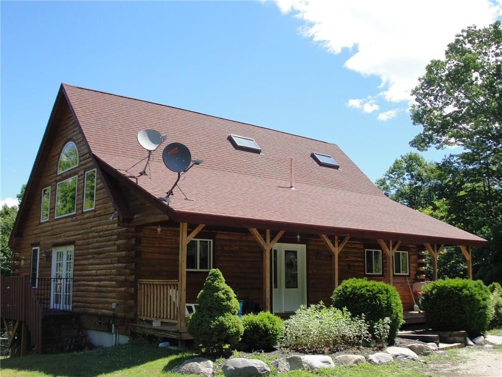 603 Kansas Road Bridgton, ME 04009 - Photo 2 of 22 True log home with wide open concept...