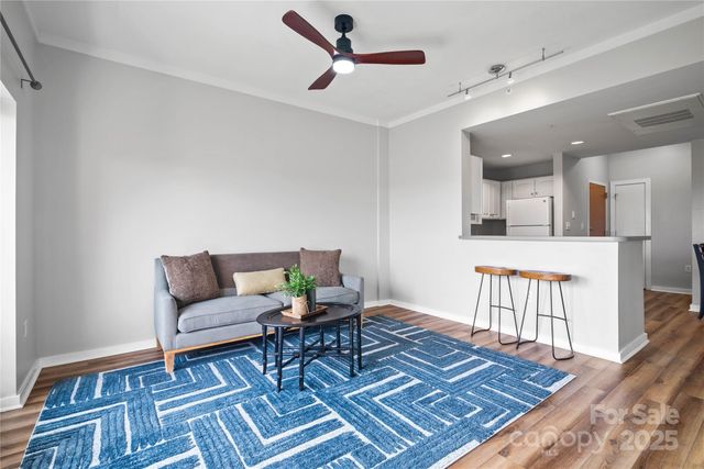 a living room with a couch and a coffee table