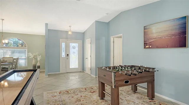 a very nice looking room with a large window