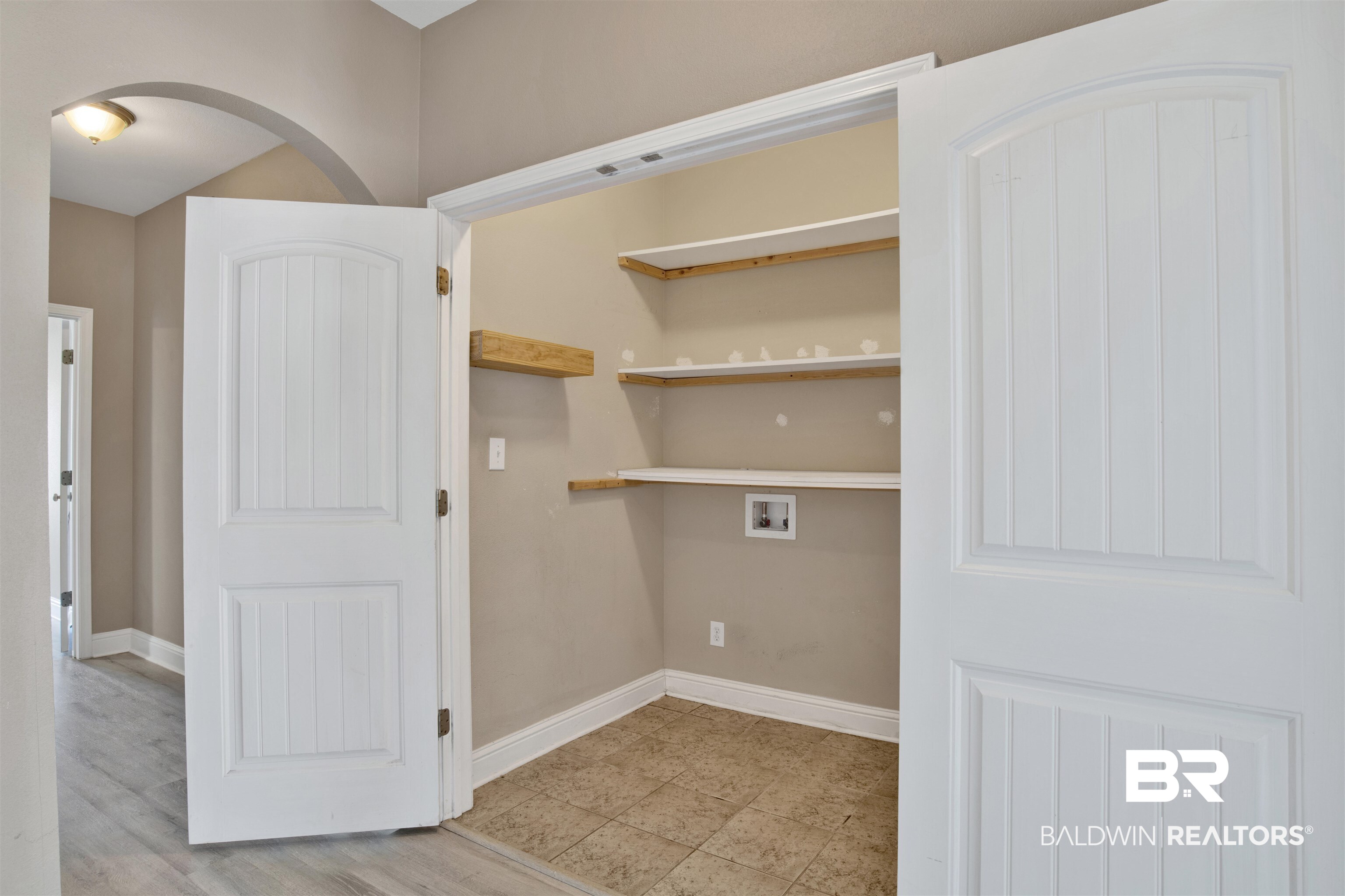 24159 Tullamore Drive Daphne, AL 36526 - Photo 25 of 31 Clothes washing area featuring washer hookup and light wood-type flooring