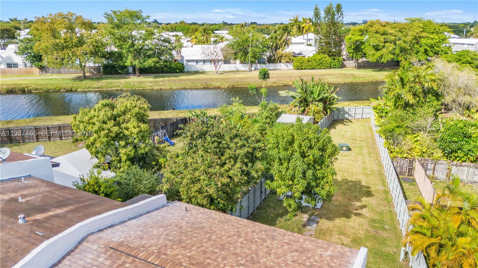 6505 Southwest 113th Place Miami, FL 33173 - Photo 23 of 25 a view of a lake with a yard