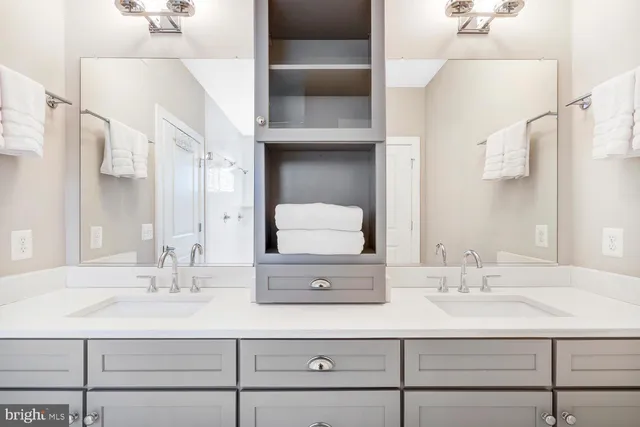 a view of room with window and wooden floor