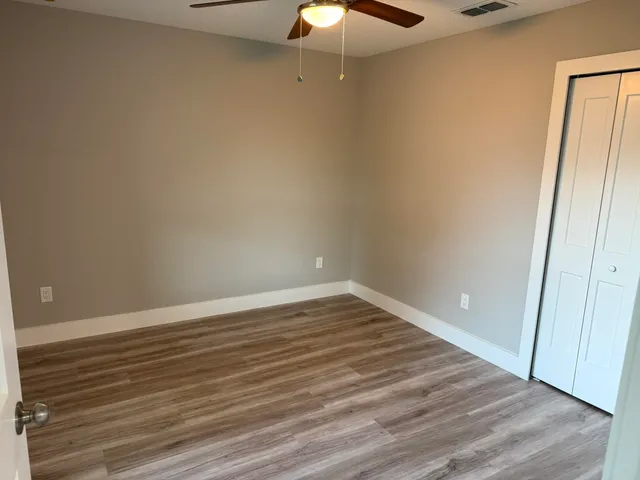 wooden floor in an empty room