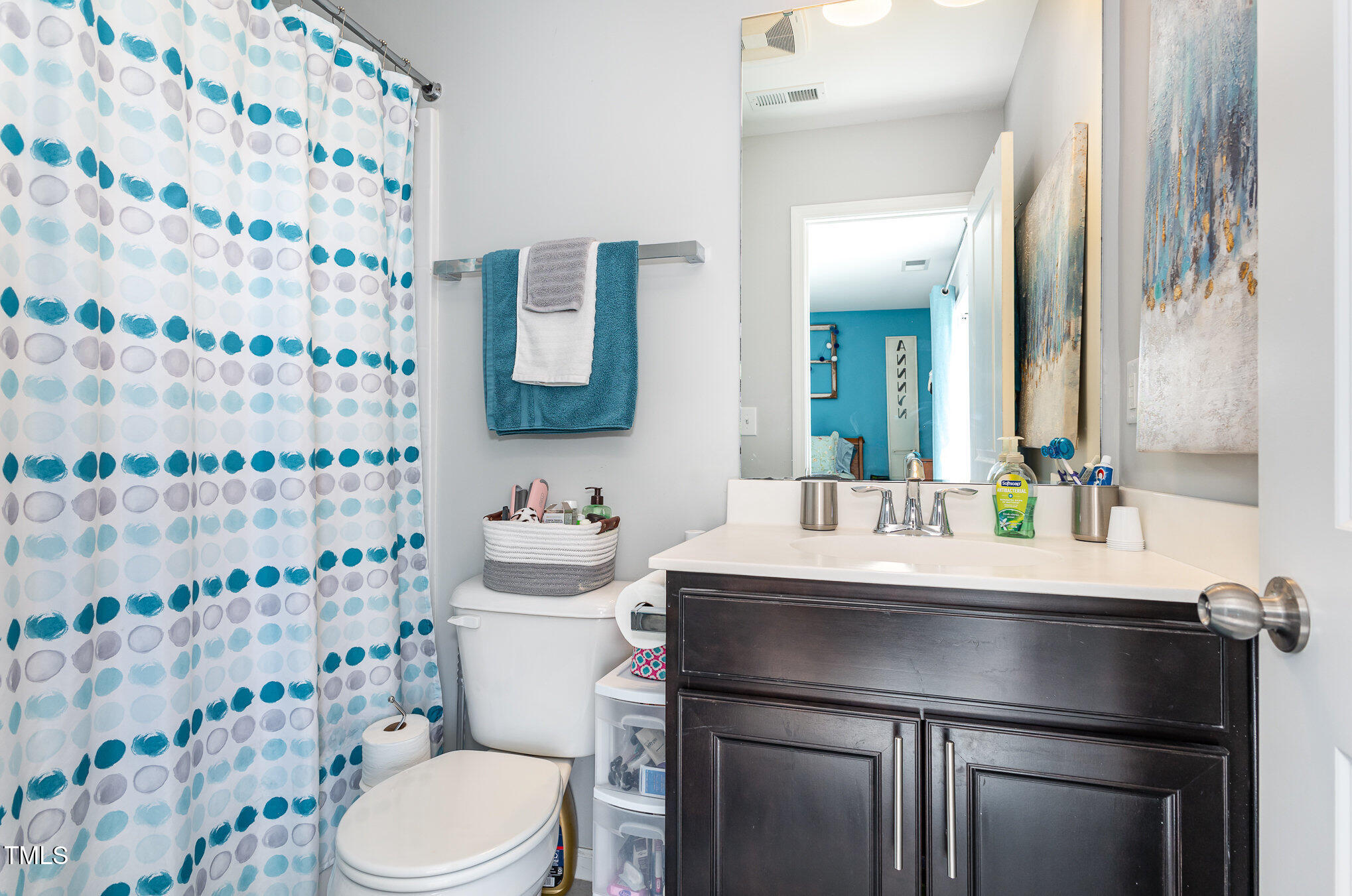 217 Jones Hill Road Holly Springs, NC 27540 - Photo 25 of 39 a bathroom with a sink toilet and shower