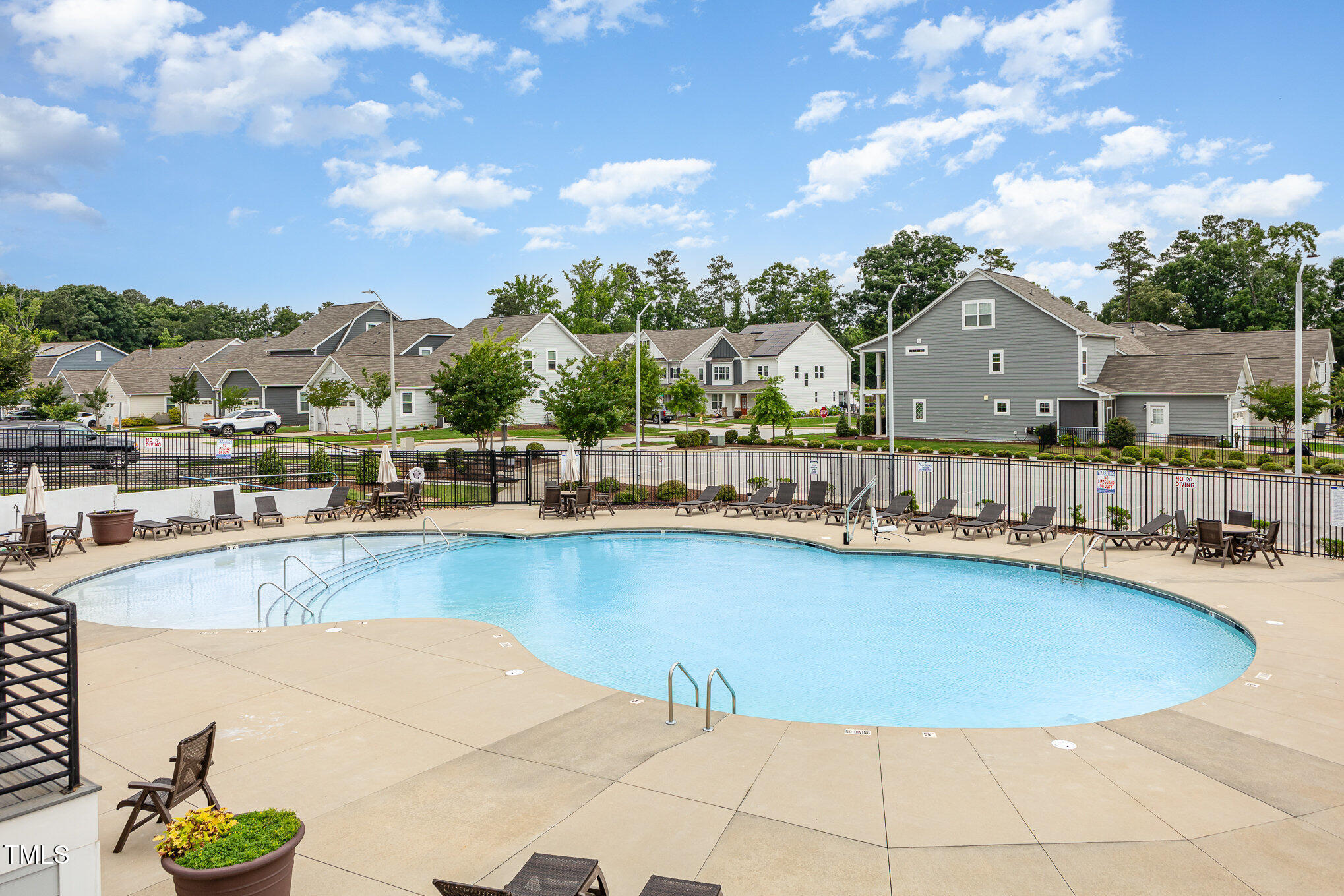 217 Jones Hill Road Holly Springs, NC 27540 - Photo 34 of 39 a view of a swimming pool and outdoor space