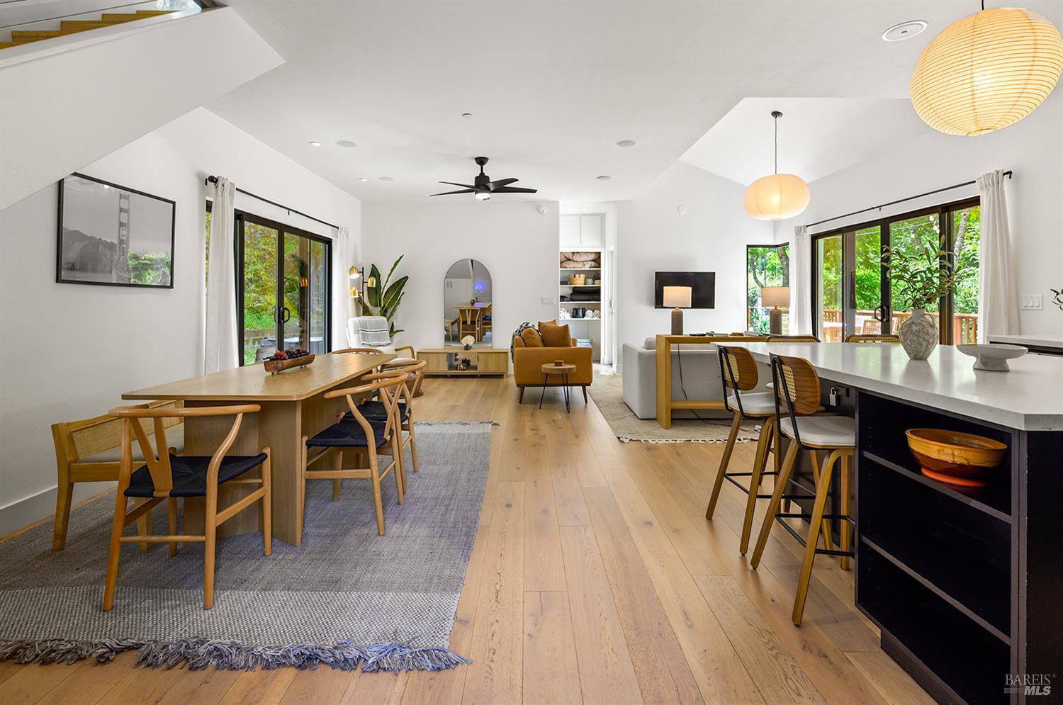 2563 Mill Creek Road Healdsburg, CA 95448 - Photo 3 of 42 a view of a dining room with furniture window and outside view