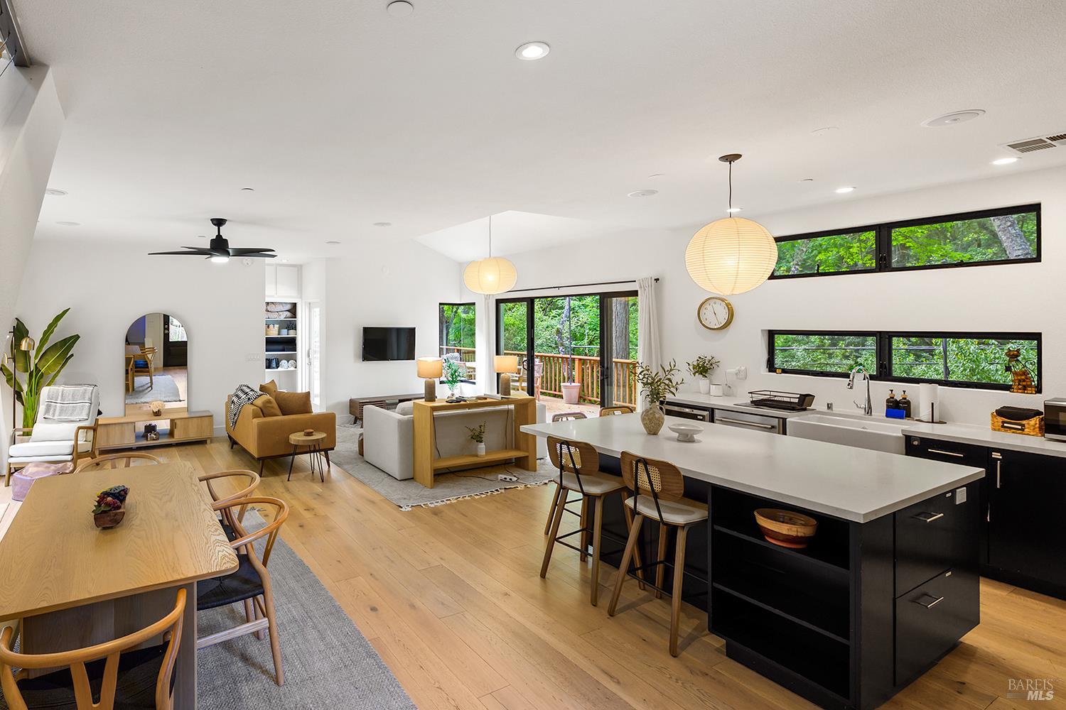 2563 Mill Creek Road Healdsburg, CA 95448 - Photo 10 of 42 a view of a kitchen and dining room