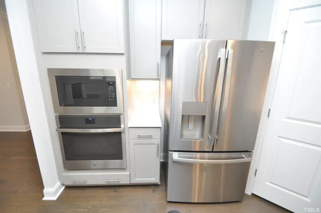 a utility room with washer and dryer