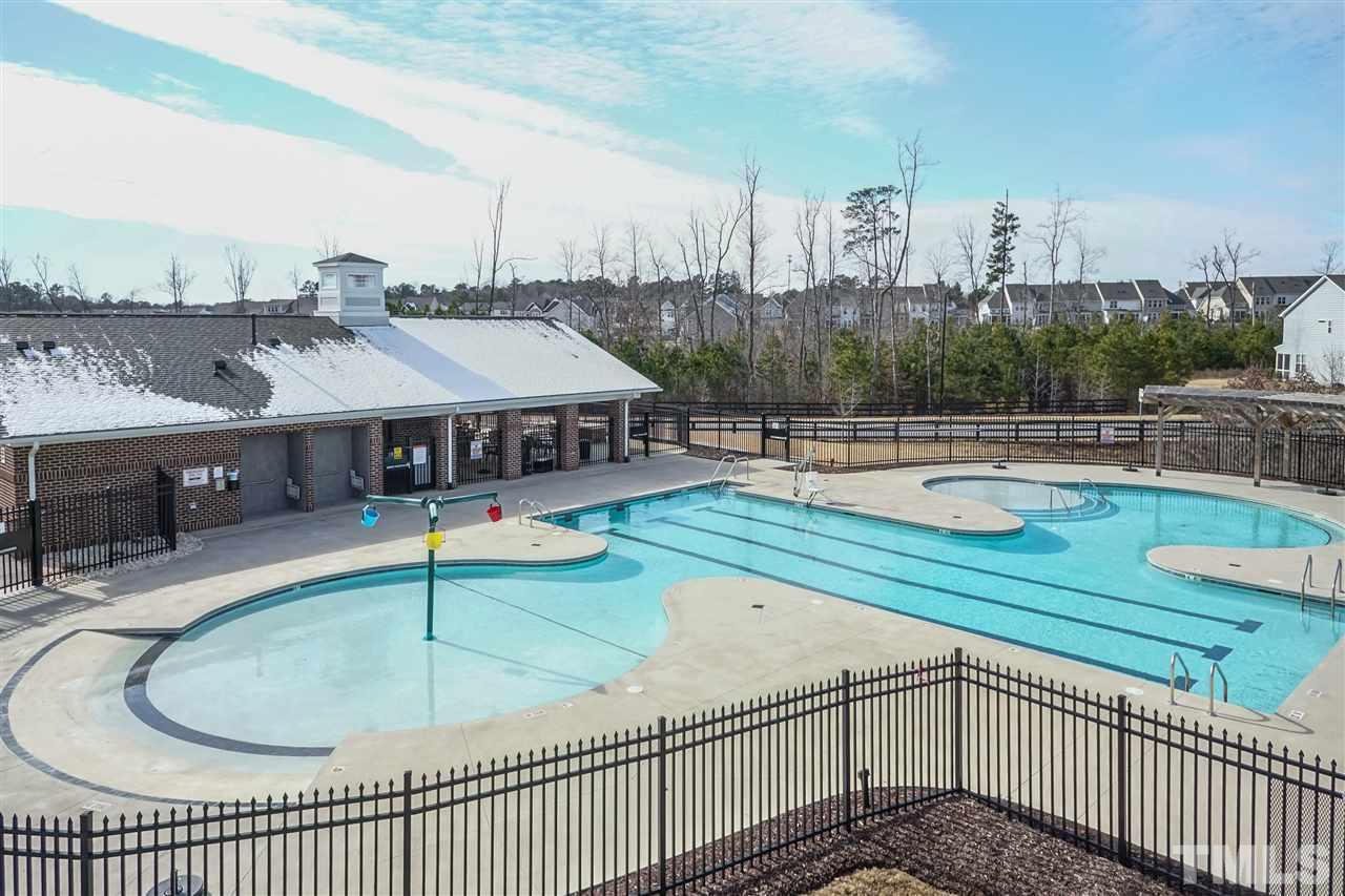3 Moss Side Terrace Durham, NC 27703 - Photo 28 of 30 a view of a house with swimming pool