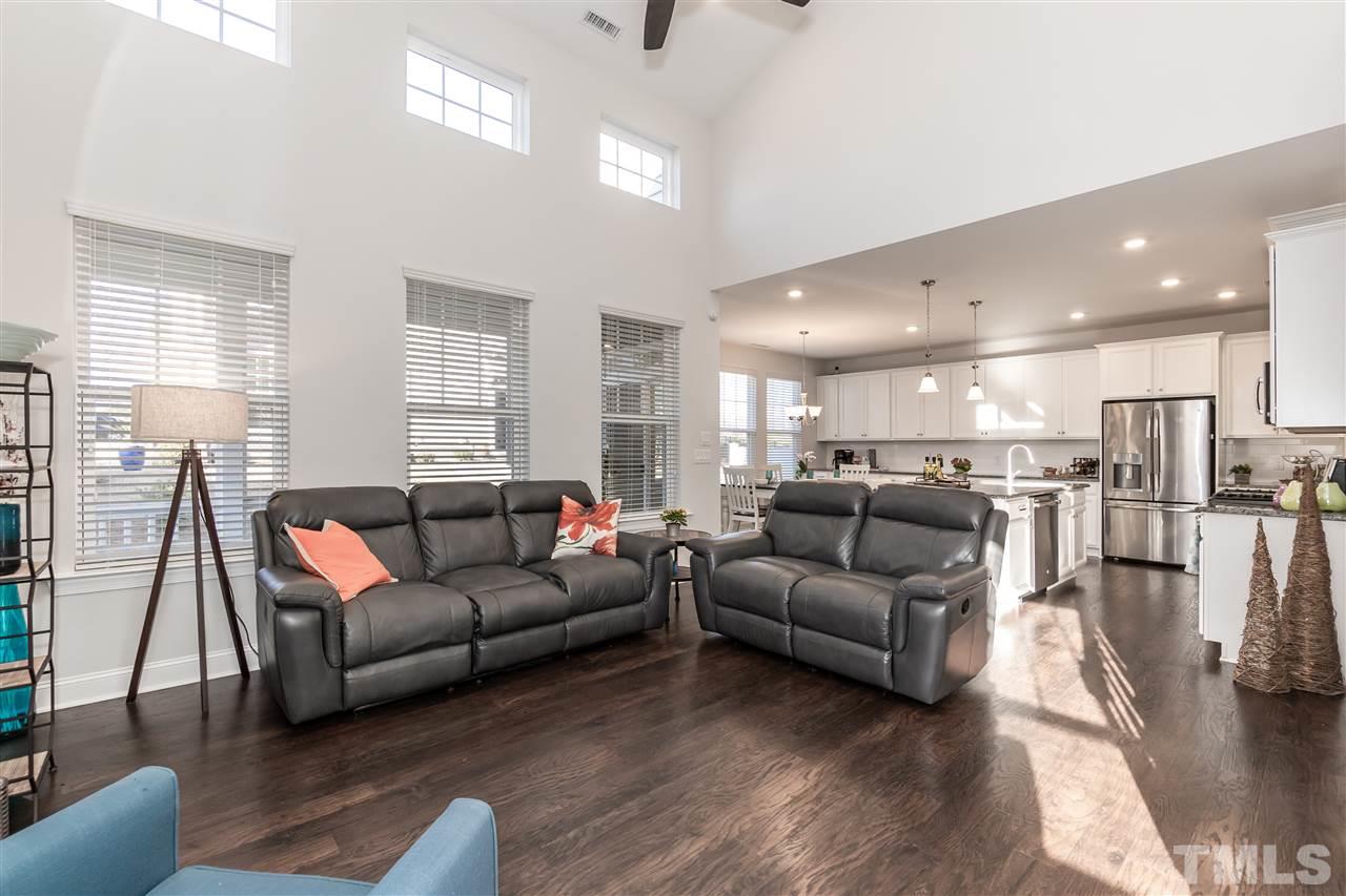 3 Moss Side Terrace Durham, NC 27703 - Photo 5 of 30 a living room with furniture and a view of kitchen