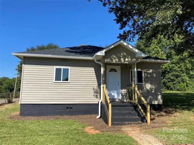 a view of a house with a balcony