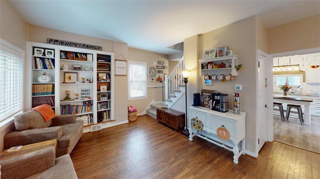 218 Myoma Road Mars, PA 16046 - Photo 23 of 35 a living room with furniture and a book shelf