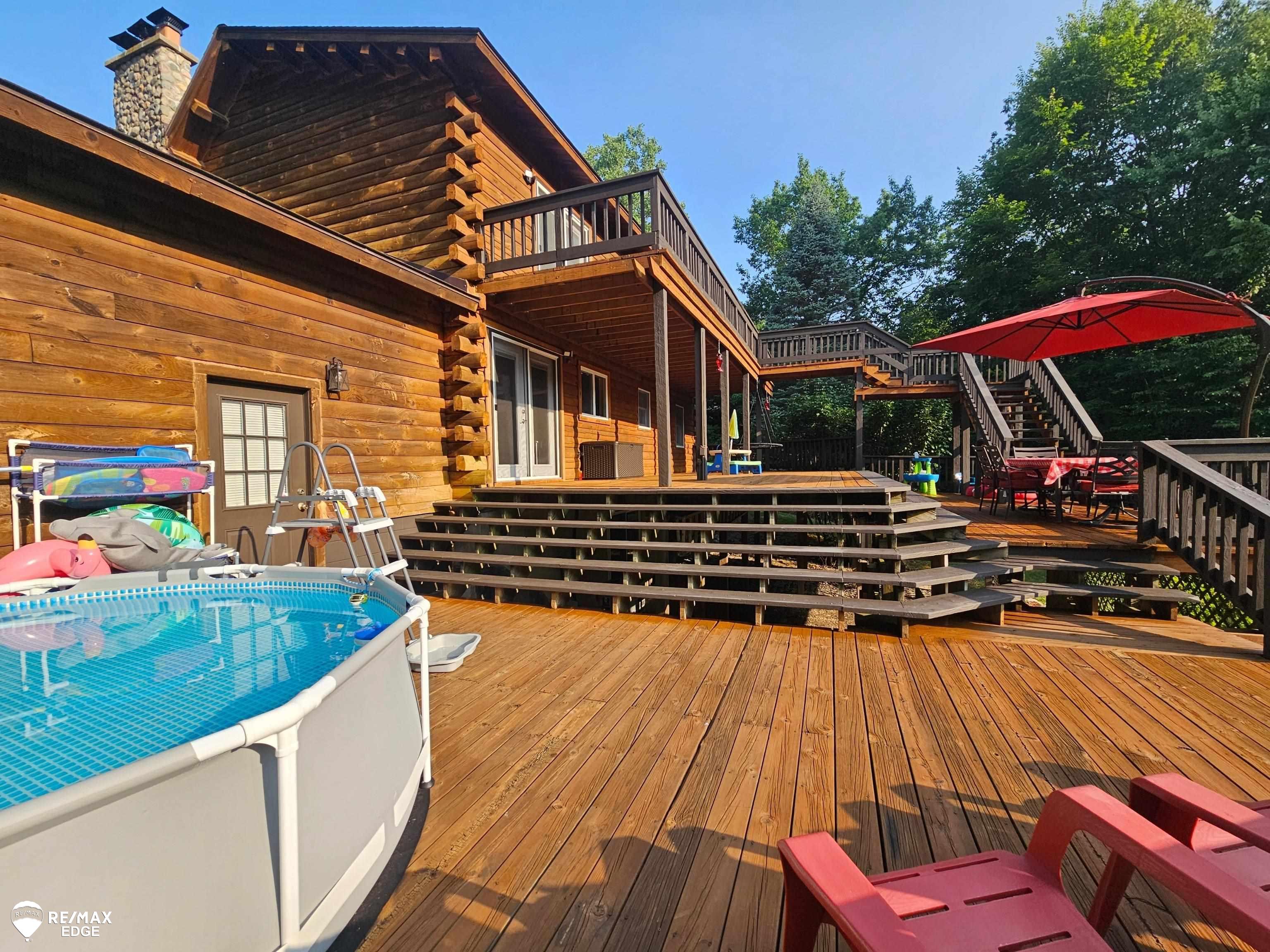 3524 Herd Road Metamora, MI 48455 - Photo 32 of 57 BackDeckPoolView
