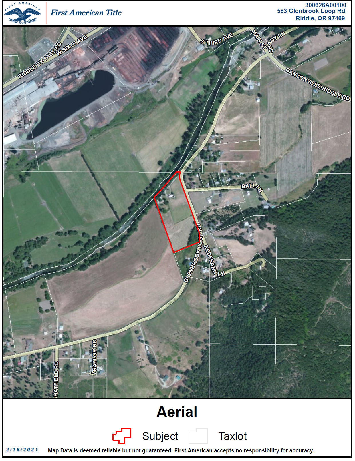 563 Glenbrook Loop Road Riddle, OR 97469 - Photo 34 of 38 29 563 Glenbrook Aerial Zoomed Out JPEG