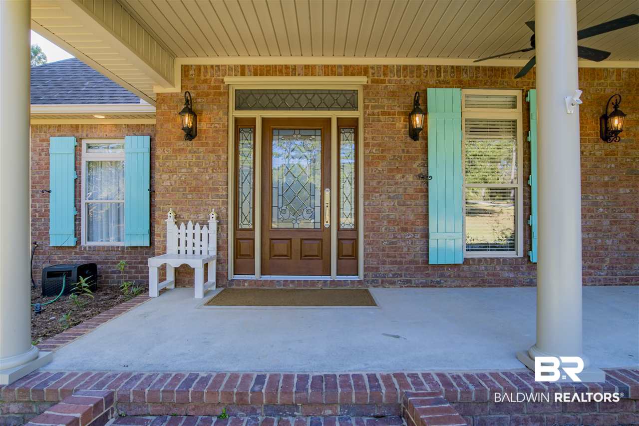 11064 Rosa Court Fairhope, AL 36532 - Photo 35 of 50 Front door and porch of main home