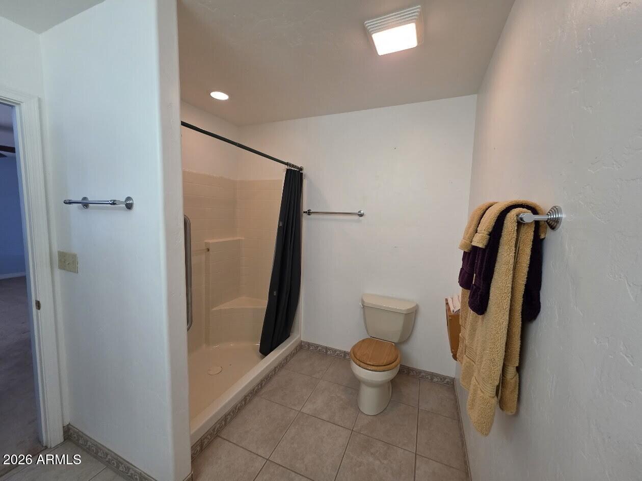 949 Geronimo Lane Show Low, AZ 85901 - Photo 20 of 43 a bathroom with a toilet and a sink