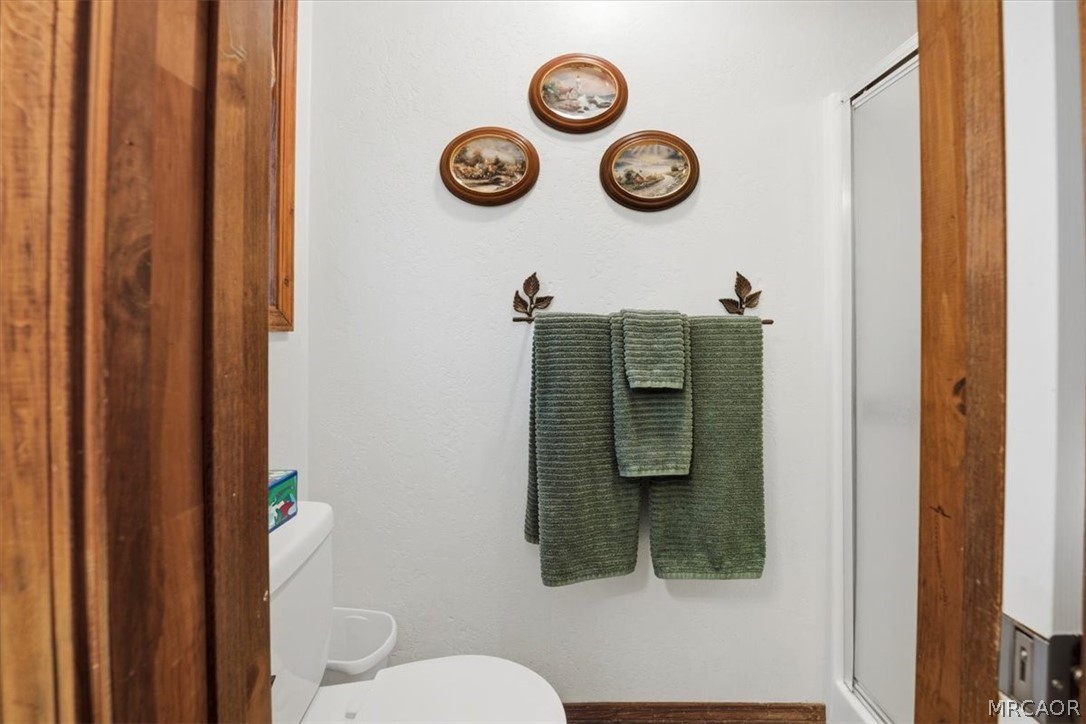 358 Victoria Lane Sugarloaf, CA 92386 - Photo 24 of 38 a bathroom with a toilet and a sink