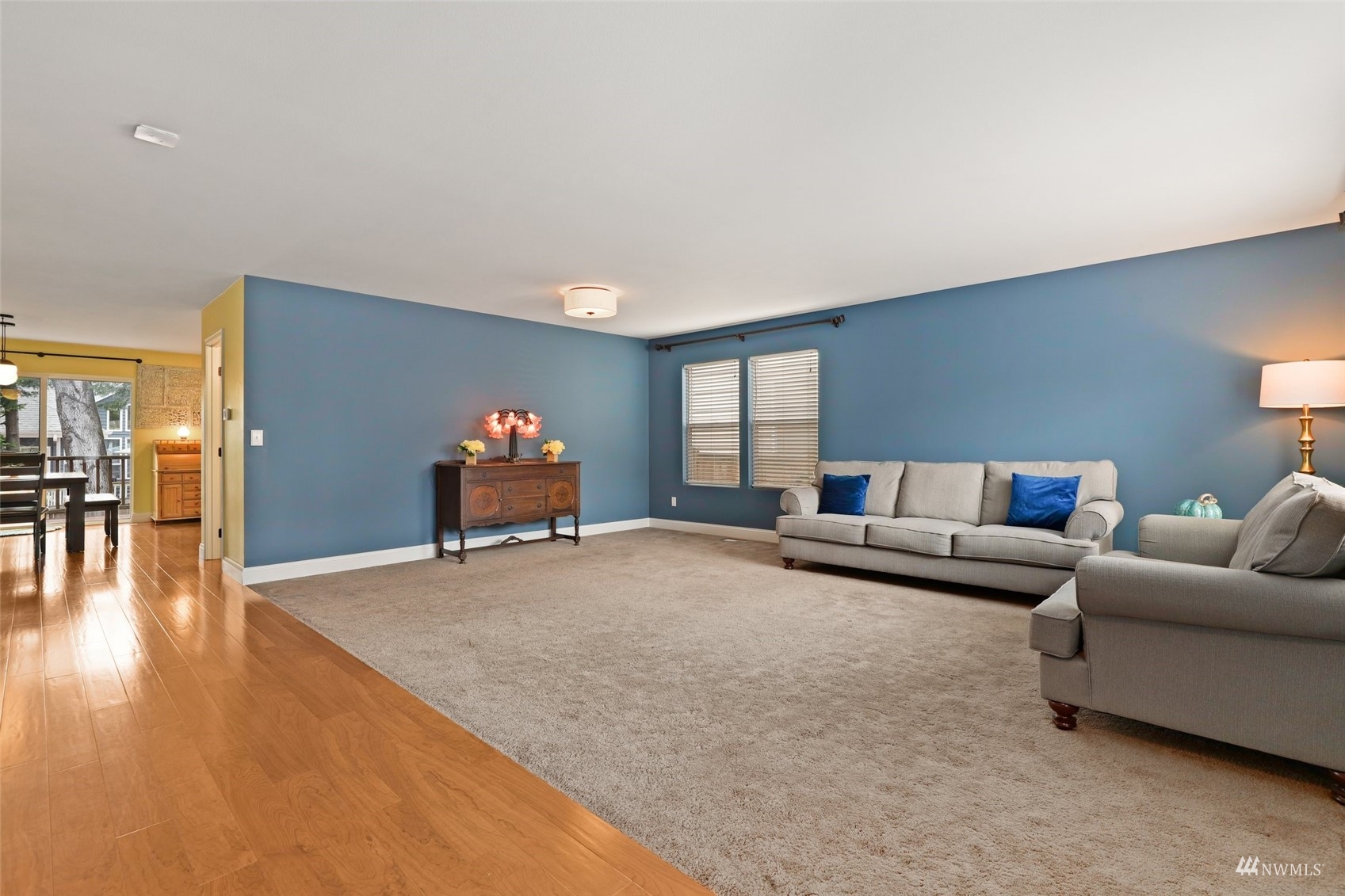 18808 1st Place West Bothell, WA 98012 - Photo 15 of 40 a living room with furniture and a wooden floor