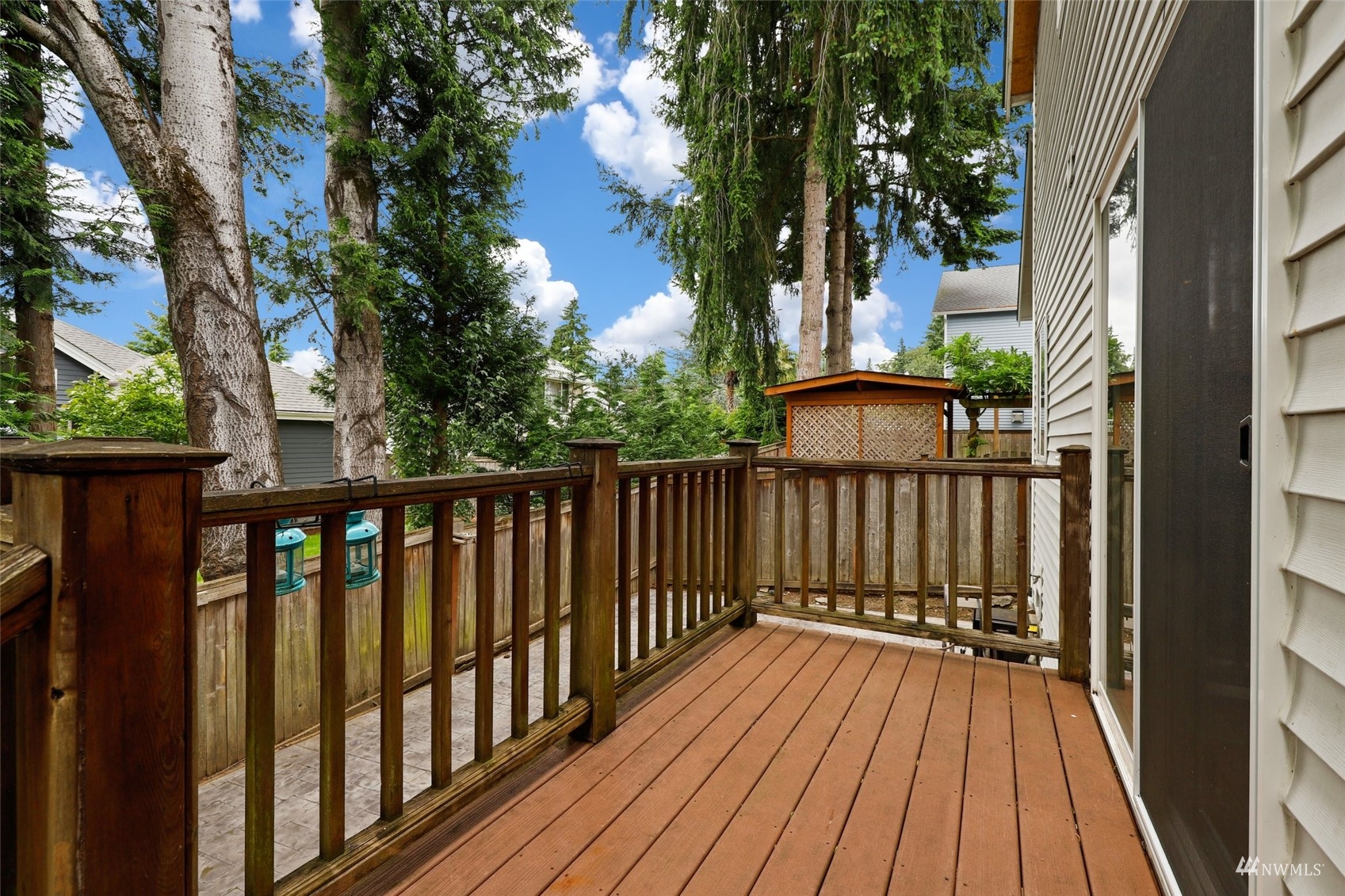 18808 1st Place West Bothell, WA 98012 - Photo 32 of 40 a view of deck with wooden floor and fence