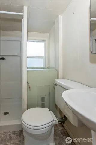 a view of a lake from a window