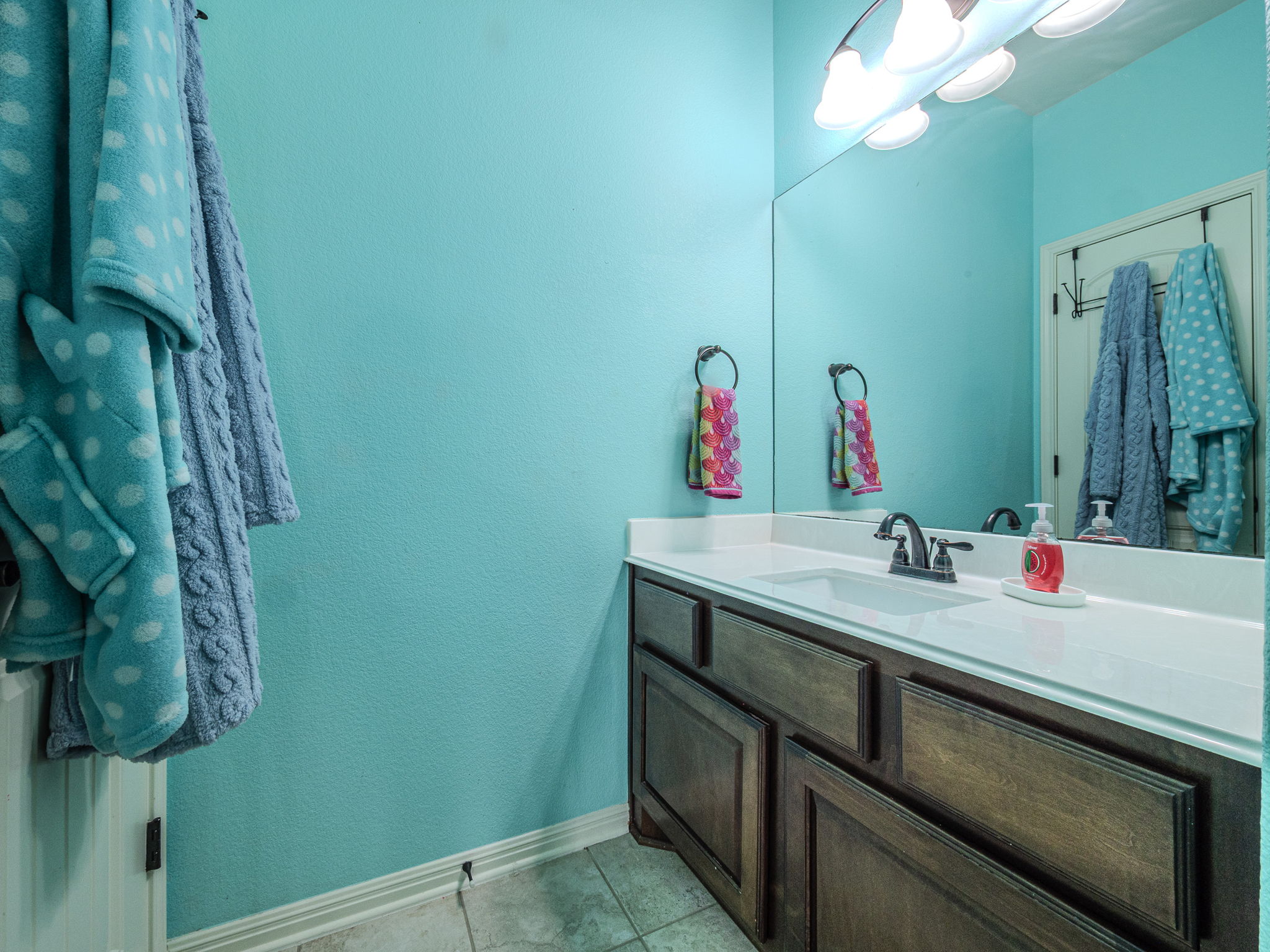 117 Arbor Point Drive Elgin, TX 78621 - Photo 26 of 40 a bathroom with a sink and a mirror