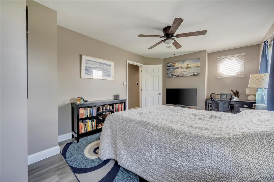 439 Cherry Hill Road Nazareth, PA 18064 - Photo 19 of 31 Relax in a comfortable bedroom featuring a ceiling fan and elegant flooring.