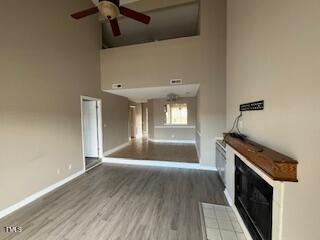 50 Mariners Point, Unit 50 Little River, SC 29566 - Photo 12 of 24 a view of a kitchen and an empty room with wooden floor