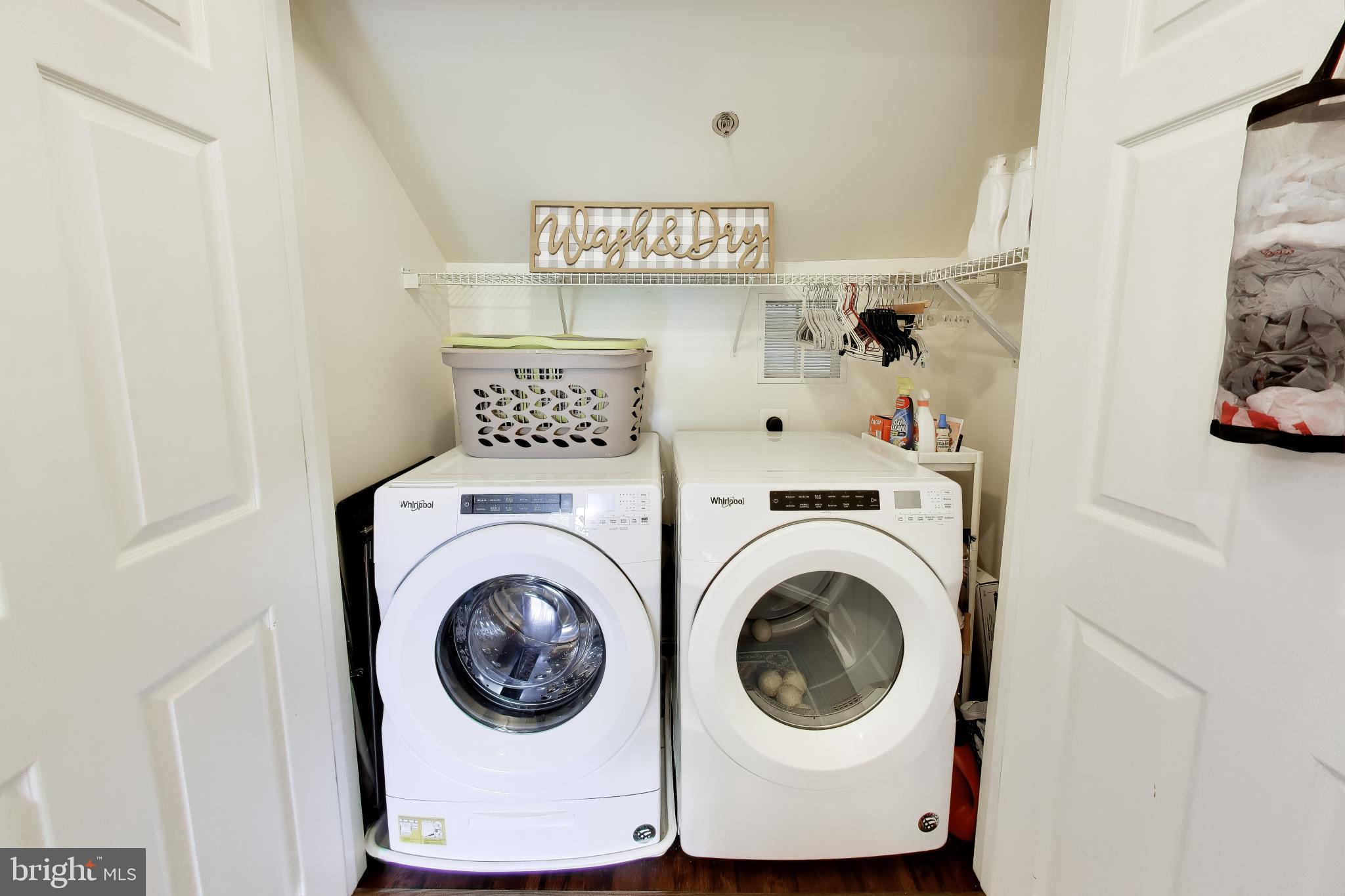 11830 Breton Court, Unit 23B Reston, VA 20191 - Photo 23 of 43 Efficient laundry nook with charm.